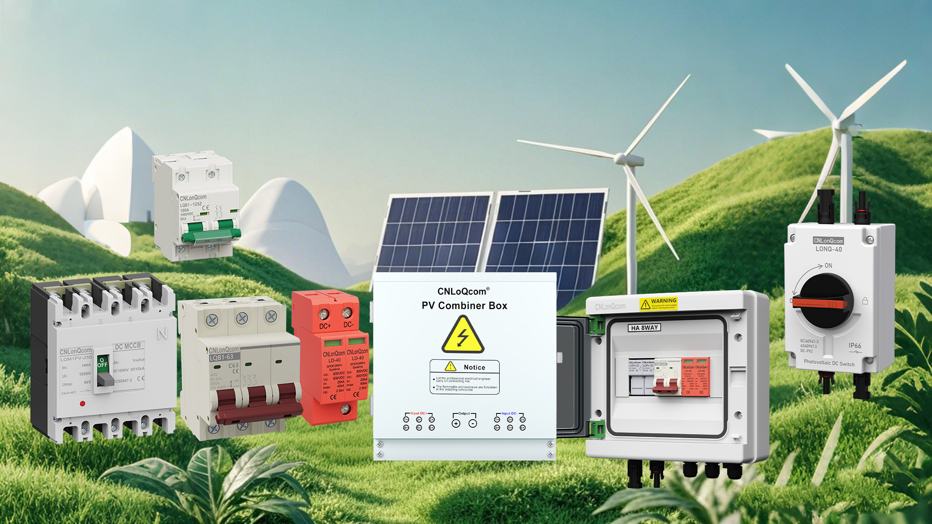 Effektive og pålitelige PV Electrical Solutions - CNLONQCOM Empowers Your Green Energy Future