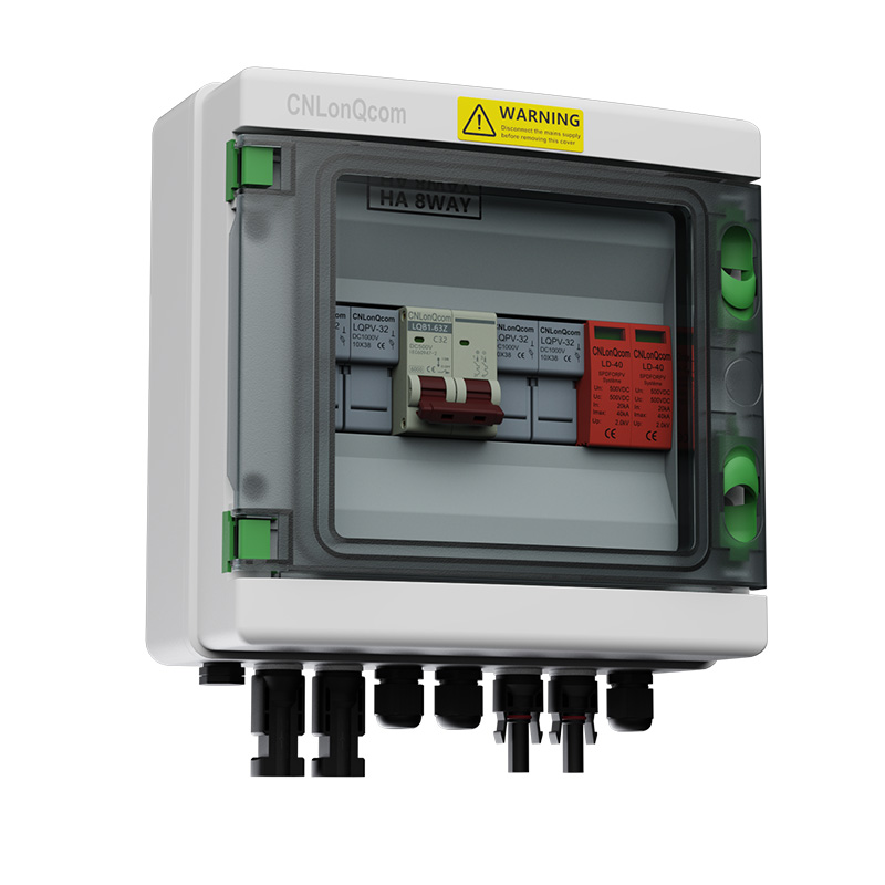 PV Combiner Box 2 In 1 Out DC500V